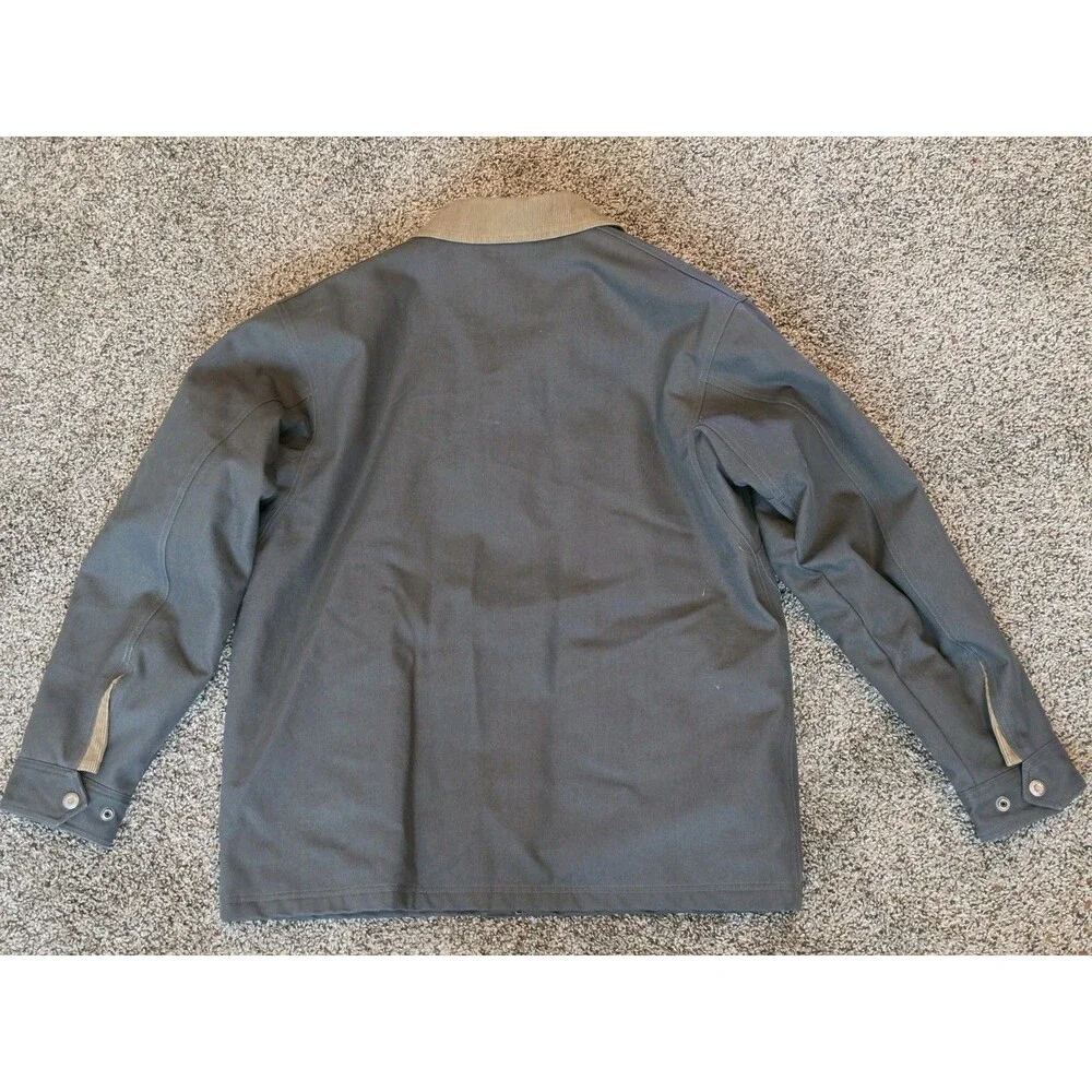 Sorel Chore Barn Coat Mens LARGE Thinsulate Lining Corduroy Collar Hunter Green